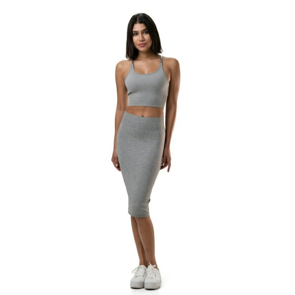 NWT Balance Athletica linear midi skirt